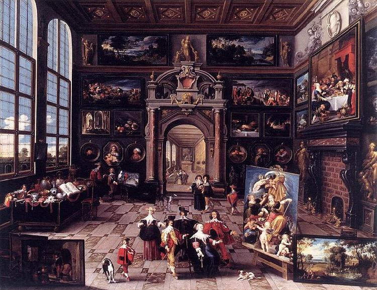 Cornelis de Baellieur Gallery of a Collector France oil painting art